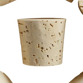 Widgetco Size 20 Cork Stoppers ، XXXX Grade ، Labratory Loorks ، Fluded Lorks (Qty 1) in Saudi Arabia
