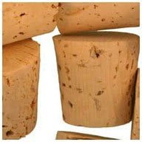 WidgetCo Size 13 Cork Stoppers, Standard Grade, Regular Length, Tapered Corks (Qty 100) in Saudi Arabia