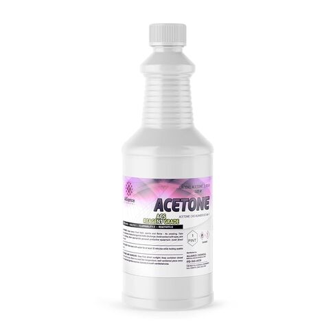 100 ٪ أسيتون نقي ACS Grade - 1 Pint Bottle (16 Fl Oz.) - High Purity Solvent للتطبيقات التجارية والمنزلية والصناعية in Kuwait
