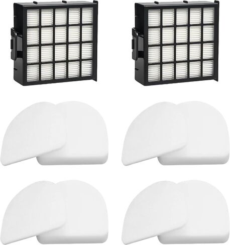 مجموعة مرشح AZ4000 متوافقة مع Shark Detect Pro Max Vacuum Az4000 AZ4002 AZ4000C AZ4002W 1 HEPA Filters + 2 FOAM & LOSE STES + 2 OROR CARTRDGES # XFFKAZ4000 XHFAZ4000 1541FC3000 in Saudi Arabia
