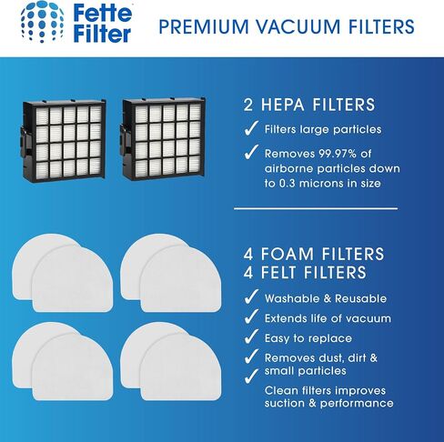 مجموعة مرشح AZ4000 متوافقة مع Shark Detect Pro Max Vacuum Az4000 AZ4002 AZ4000C AZ4002W 1 HEPA Filters + 2 FOAM & LOSE STES + 2 OROR CARTRDGES # XFFKAZ4000 XHFAZ4000 1541FC3000 in Saudi Arabia