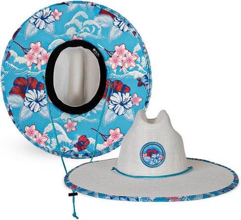 New Premium Keys Straw Hat for UV Sun Protection | UPF 50+ Sun Protection, Adjustable Drawstring, Universal Size | by SA Co. in Kuwait