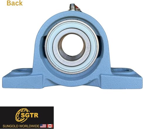 2 Pack Heavy Duty UCP207-20 Pillow Block Bearing, 1-1/4 inch Bore, Special Safety Seal, Industrial Grade, Self-Alignment, Chrome Steel Bearing Units, Solid Cast Iron Units in Saudi Arabia