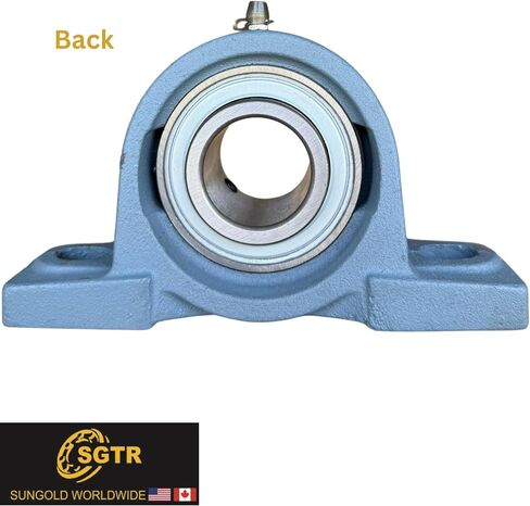 2 Pack Heavy Duty UCP207-20 Pillow Block Bearing, 1-1/4 inch Bore, Special Safety Seal, Industrial Grade, Self-Alignment, Chrome Steel Bearing Units, Solid Cast Iron Units in Saudi Arabia