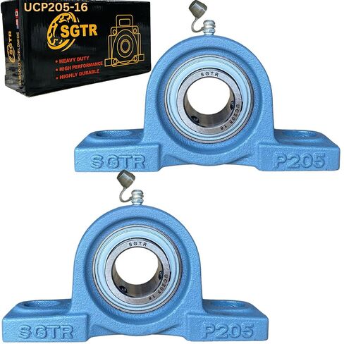 2 حزمة شاقة UCP207-20 محمل كتلة وسادة ، 1-1/4 بوصة التجويف ، ختم أمان خاص ، الصف الصناعي ، التحالف الذاتي ، وحدات الصلب الكروم ، وحدات الحديد الزهر الصلبة in Kuwait