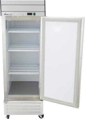 Commercial Refrigerator - 27" W, 1-Solid Door Reach-in, Stainless Steel (69K-935) in Saudi Arabia