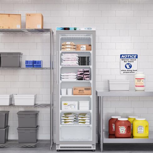 KoolMore KM-FMD12WGD 12 Cu. ft. Commercial Freezer with Glass Door in White-Manual Defrost in Saudi Arabia