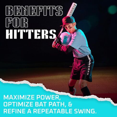 Connector Ball. 9in-13in. Reinforce Proper Arm Action and Stay Connected While Hitting, Pitching, and Catching. Perfect for Pilates and Core Work Training. in Saudi Arabia