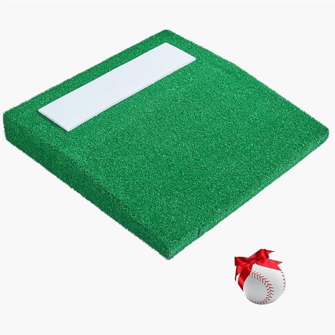 VEVOR Pitching Mound, Portable Baseball Pitcher's Mound, 31 in Indoor Outdoor Pitching Practice and Training Equipment, Softball Pitching Aids with Antifade Turf, Pitching Rubber, Carry Handle in Saudi Arabia