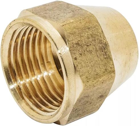 MaxLLTo Replacement for Thrifco Plumbing 6941008#41S 5/8 Inch Brass Flare Nut in Saudi Arabia