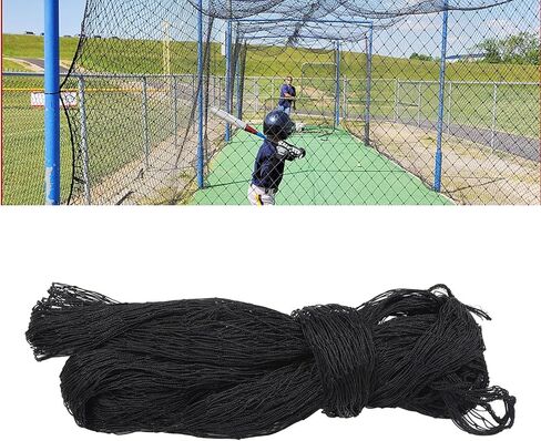 Baseball Hitting Net Impact Proof Backstop with Reinforced Borders Multifunctional Sports Netting Barrier for Hockey Soccer Football Lacrosse Softball in Saudi Arabia