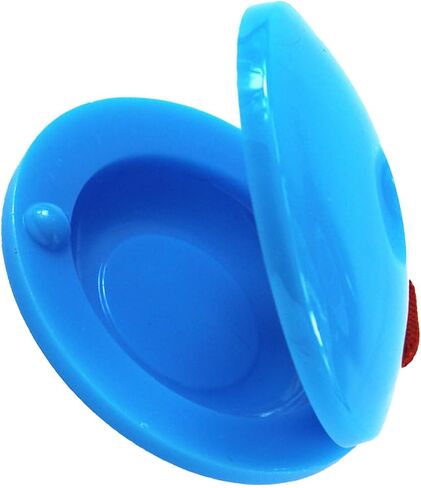 Castanets for Kids Plastic Finger Castanets Hand Hand Hand Musical Musical Machine Professional Castanet for Music أو Rhythm Class () in Kuwait