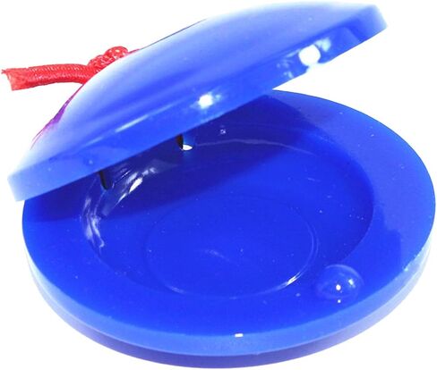Castanets for Kids Plastic Finger Castanets Hand Hand Hand Musical Musical Machine Professional Castanet for Music أو Rhythm Class () in Saudi Arabia