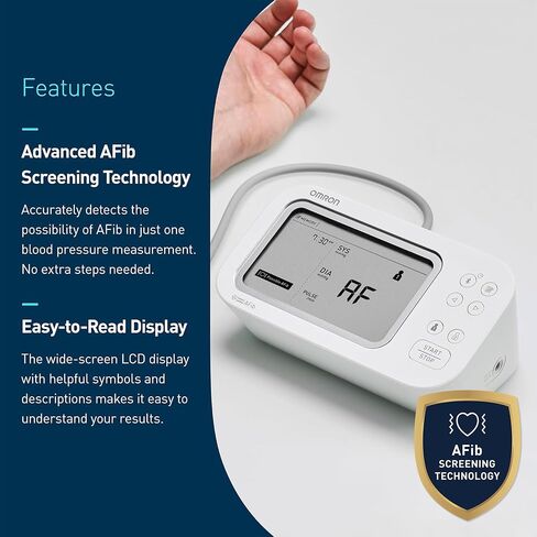 OMRON Gold Upper Arm Blood Pressure Monitor - Clinically Validated Blood Pressure Arm Cuff - Use OMRON Connect App for Unlimited Free Measurements in Saudi Arabia