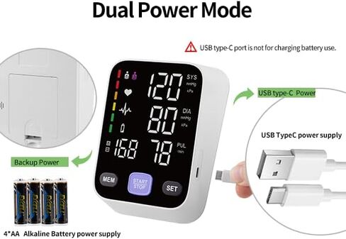 تأتي شاشات ضغط الدم من Bluetooth للاستخدام المنزلي مع 17 "كبير و 21" كبير الكفة BP 6 بوصات شاشة LED تلقائي نوع الذراع in Saudi Arabia