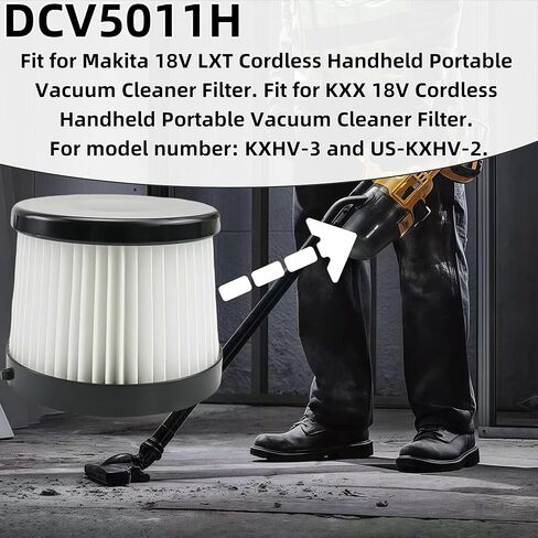 4 PCS- استبدال DCV501HB ， DCV5011H ， مرشحات HEPA. متوافق مع Dewalt 20V فراغ الفراغ اللاسلكي المرشح. in Kuwait