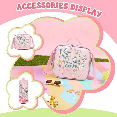 Backpack with Wheels for Girls Rolling Backpack for School with Lunch Bag Cute Carry On Backpacks for Elementary Student in Saudi Arabia