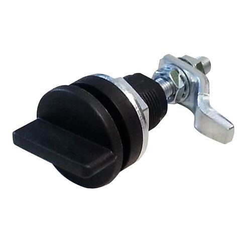 Southco E3-10-505-50 Series Action Action Powder Coat legoy zinc acked hand acking with knob head ، non locking ، 0.71 "shicay ، 0.94" -1.57 "مجموعة قبضة ، أسود (حزمة 2) in Kuwait