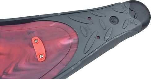 Seac Motus Italian Design Long Blade Fin for Spearfishing and Freediving Fins ، Black - 4-5.5 | 36/38 in Saudi Arabia