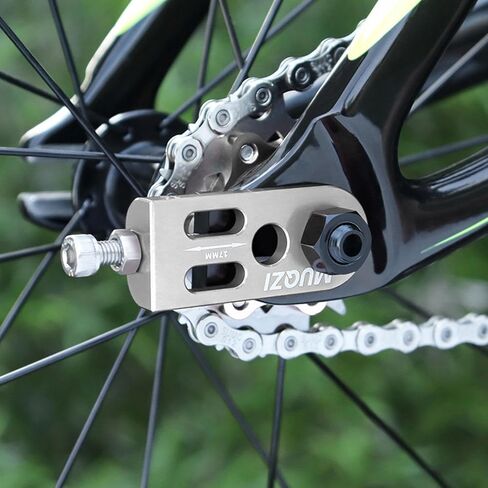 Bike Chain Tensioner Single Speed Aluminum Alloy Chain Tightener Bicycle Chain Tension Adjuster for BMX Most Bicycles in Saudi Arabia