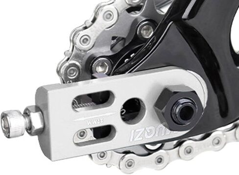 Bike Chain Tensioner Single Speed Aluminum Alloy Chain Tightener Bicycle Chain Tension Adjuster for BMX Most Bicycles in Saudi Arabia