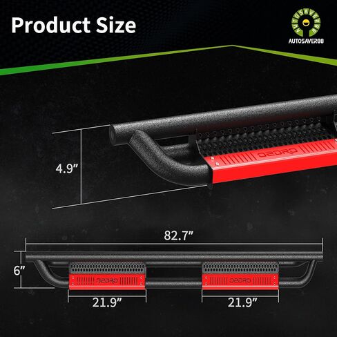 ألواح الجري المتوافقة مع Chevy Silverado GMC Sierra Crew Cab 2019-2025 1500 ، 2020-2025 2500HD 3500HD ، خطوات جانبية قابلة للطلاء DAIR DROP NERF BANS CORBAN in Kuwait