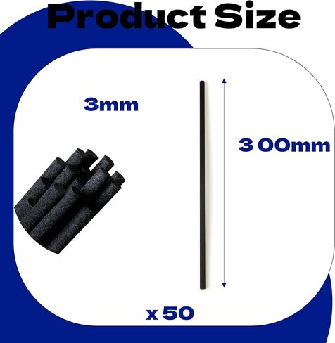 Black Fibre Reed Diffuser Sticks 20pcs 43cm x 5mm Black Fibre Reed Diffuser Sticks Thick Diffuser Reeds Sticks Diffuser Sticks for Diffuser Oils Fragrance Refill Fibre Reeds for Diffusers in Saudi Arabia