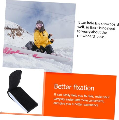 balacoo 4pcs Snowboard Bands Nylon Skis Straps Multi-Functional Ski Strap for Snowboard Binding Hardware in Saudi Arabia