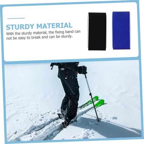 Totority 6pcs Portable Ski Straps for Snowboard Binding Fixing Bands for Easy Carrying and Secure Transport for Outdoor Sports in Saudi Arabia