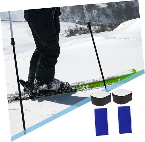 Totority 6pcs Portable Ski Straps for Snowboard Binding Fixing Bands for Easy Carrying and Secure Transport for Outdoor Sports in Saudi Arabia