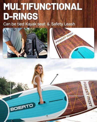 قابلة للنفخ قفص Paddle Board 10'8 "*34"/11 '*33 "لوحات مجداف واسعة إضافية للبالغين ، SUP مع إكسسوارات متميزة وحقائب الظهر النايلون ، مجداف قابل للتعديل ، مضخة يدوية ، زعنفة أسفل ، المقود in Saudi Arabia