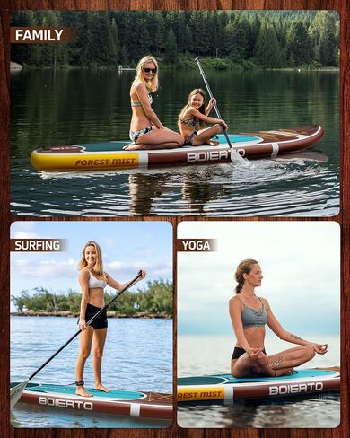 قابلة للنفخ قفص Paddle Board 10'8 "*34"/11 '*33 "لوحات مجداف واسعة إضافية للبالغين ، SUP مع إكسسوارات متميزة وحقائب الظهر النايلون ، مجداف قابل للتعديل ، مضخة يدوية ، زعنفة أسفل ، المقود in Saudi Arabia