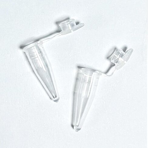 0.2ml Clear PCR Tube with Flat Cap, 1000 Pcs Ultra Thin Wall PCR Reaction Tubes, Microcentrifuge Tube, DNase/RNase Free in Saudi Arabia