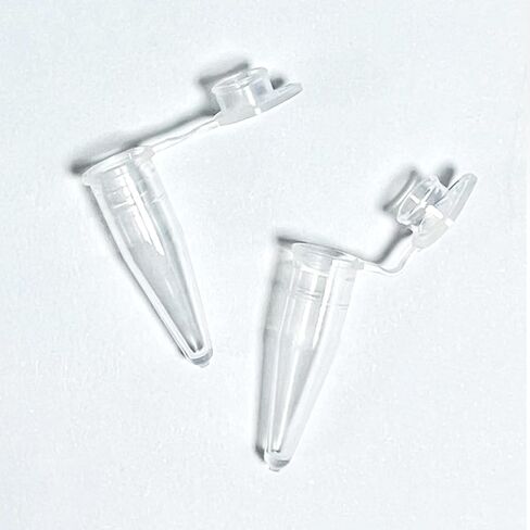 0.2ml Clear PCR Tube with Flat Cap, 1000 Pcs Ultra Thin Wall PCR Reaction Tubes, Microcentrifuge Tube, DNase/RNase Free in Saudi Arabia