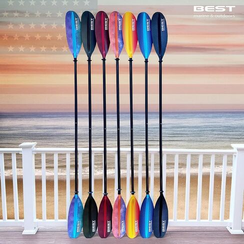 Best Marine and Outdoors Kayak Paddle, Carbon Fiber Shaft & Fiberglass Reinforced Polypropylene Blades, 220cm, 234cm, 250cm, Lightweight Kayak Paddles for Adults in Saudi Arabia