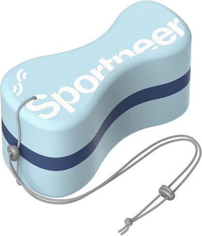 سحب العوامة معدات التدريب على السباحة: Sportneer Pull Float Foam Leg Float مع حبل الحبل المحمول حمام السباحة للسباحة للركلة لدعم الورك البالغين والمبتدئين مجموعة التمارين الرياضية المبتدئة in Kuwait