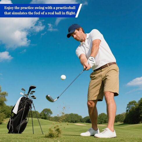 20 حزمة ممارسة كرات الجولف ، كرات الغولف الرغوية 41 ملم ، تصميم محدود الطيران مع شعور واقعي ، مثالي للتدريب الداخلي أو في الهواء الطلق ، تدريبات الفناء الخلفي in Kuwait