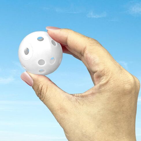 XIPEGPA 40PCS Practice Golf Balls 41mm Plastic Air Flow Hollow Golf Ball Driving Range Swing Practice Driving Range Indoor and Outdoor Use in Saudi Arabia