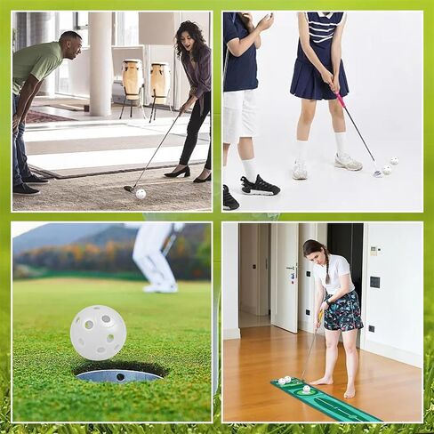 XIPEGPA 40PCS Practice Golf Balls 41mm Plastic Air Flow Hollow Golf Ball Driving Range Swing Practice Driving Range Indoor and Outdoor Use in Saudi Arabia
