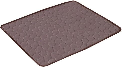 Dog Cooling Mat Summer Pet Cold Bed Extra Large for Small Big Dogs Pet Accessories Cat Durable Blanket Sofa Cat Ice Pad Blanket(Coffee,XL 100x75cm) in Saudi Arabia