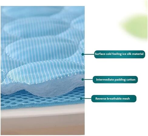 Dog Cooling Mat Summer Pet Cold Bed Extra Large for Small Big Dogs Pet Accessories Cat Durable Blanket Sofa Cat Ice Pad Blanket(Coffee,XL 100x75cm) in Saudi Arabia