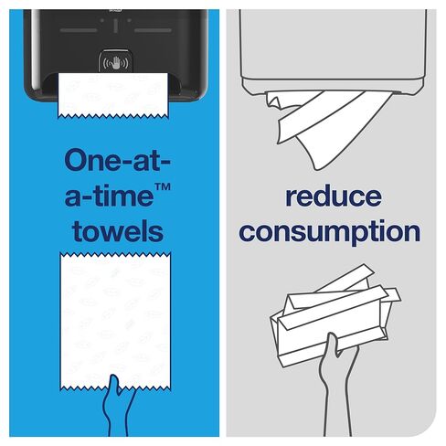 Tork Matic Paper Towel Dispenser, Intuition Sensor, Black, Elevation, H1, non-contact One-at-a-Time dispensing, 5511282 in Saudi Arabia