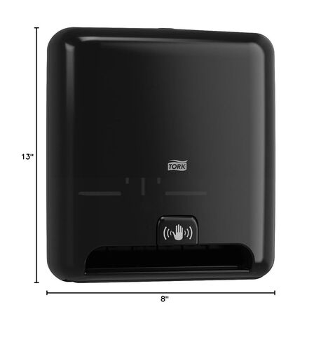 Tork Matic Paper Towel Dispenser, Intuition Sensor, Black, Elevation, H1, non-contact One-at-a-Time dispensing, 5511282 in Saudi Arabia