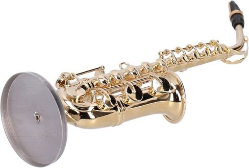 Miniature Copper Saxophone, Model with Stand Mini Musical Saxophones Instrument Ornaments Gifts in Saudi Arabia