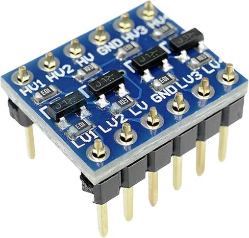 5 Pack 4-Channel IIC I2C Level Converter Module Bi-Directional Logic Level Shifter 5V to 3.3V for Arduino Raspberry Pi ESP8266 ESP32 Sensors Presoldered Compact Adapter Board in Saudi Arabia
