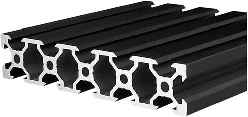 2PCS DHL600-1000MM 20100 أسود T-Slot Aluminium Profile Frame CNC (700 مم) in Kuwait