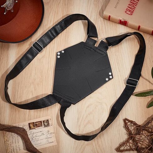 NBEADS Sword Back Holder, Black Sword Bag Sword Belt Adjustable Sword Frog and Back Case Medieval Belt for Cosplay Party Ninja Hero Cosplay Anime Costumes in Saudi Arabia