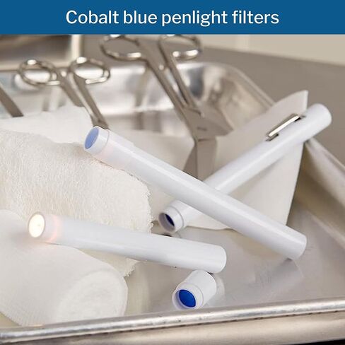 McKesson Medical Penllights للممرضات والمهنيين الطبيين ، Penllight التشخيصية المتاح ، الكوبالت الأزرق - يمكن التخلص منها 4.5 بوصة ، 1 ، 3 عبوات ، 3 إجمالي in Saudi Arabia