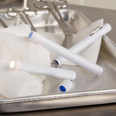 McKesson Medical Penllights للممرضات والمهنيين الطبيين ، Penllight التشخيصية المتاح ، الكوبالت الأزرق - يمكن التخلص منها 4.5 بوصة ، 1 ، 3 عبوات ، 3 إجمالي in Saudi Arabia
