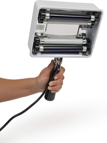 Grafco Q-Series Handheld UV Lamp with 3X Magnification, Dual 4-Watt Filtered Tubes, 650-Watt Intensity at 6", 2200 in Saudi Arabia